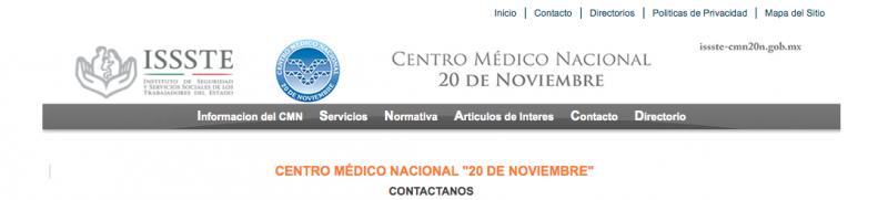 Centro Medico Nacional 20 de Noviembre