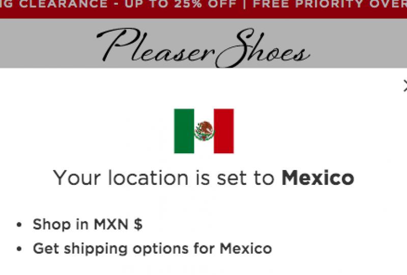 Pleaser Shoes Mexico