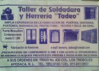 Taller de Soldadura y Herrería Tadeo Apodaca