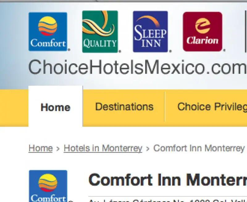 Hotel Comfort Inn Monterrey