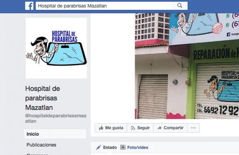 Hospital de Parabrisas Mazatlán