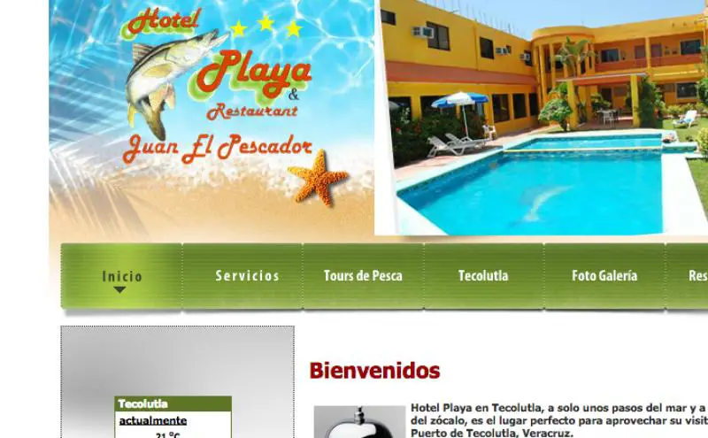 Hotel Playa en Tecolutla
