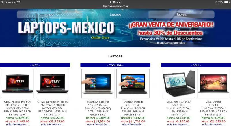 Laptops-mexico.com