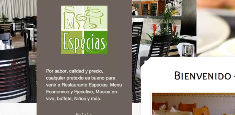 Restaurante Especias