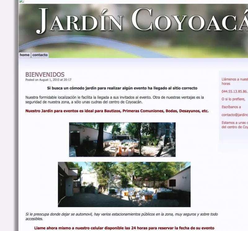 Jardín Coyoacán