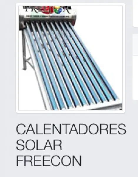 Calentadores Solares Freecon