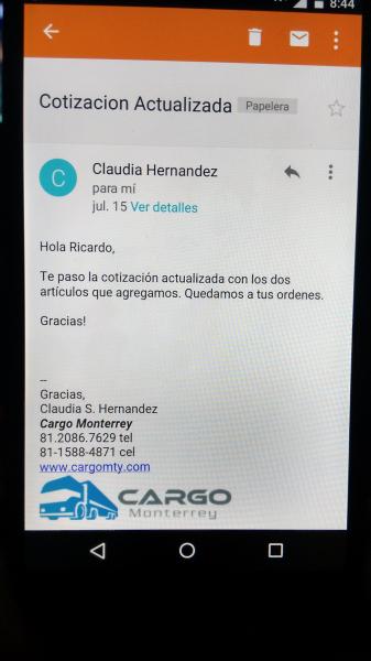 Cargo Monterrey