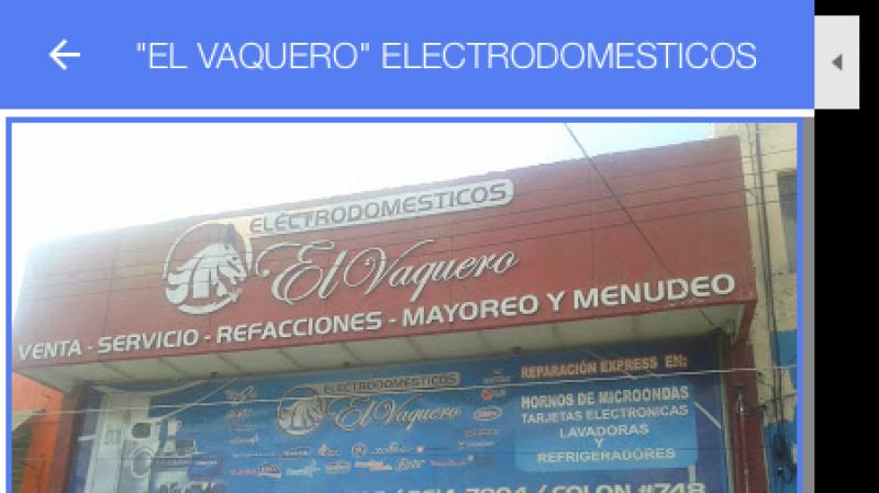 Electrodomésticos El Vaquero