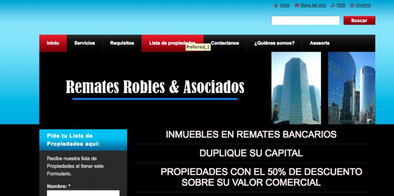 Remates Bancarios Robles & Asociados