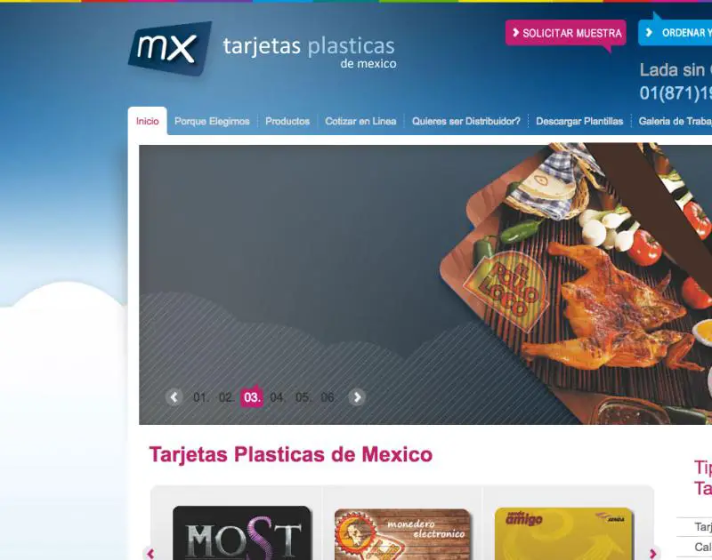 Tarjetas plásticas de México