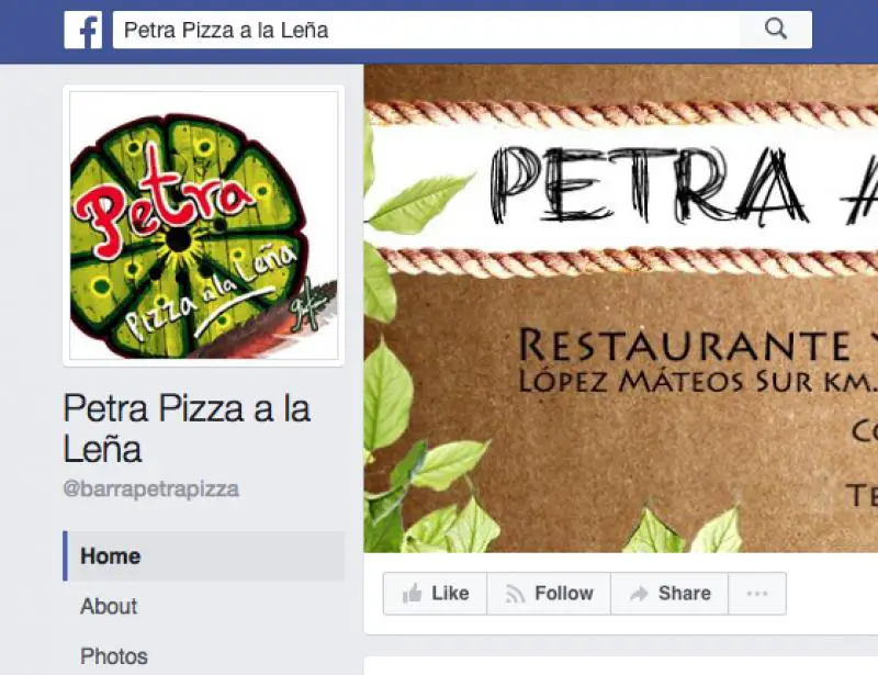 Petra Pizza a la Leña
