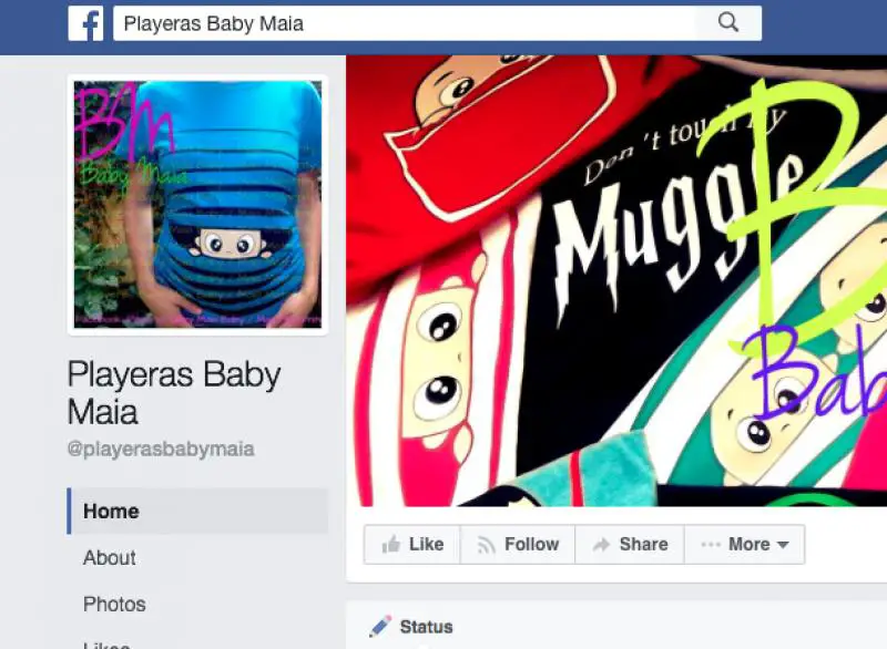 Playeras Baby Maia