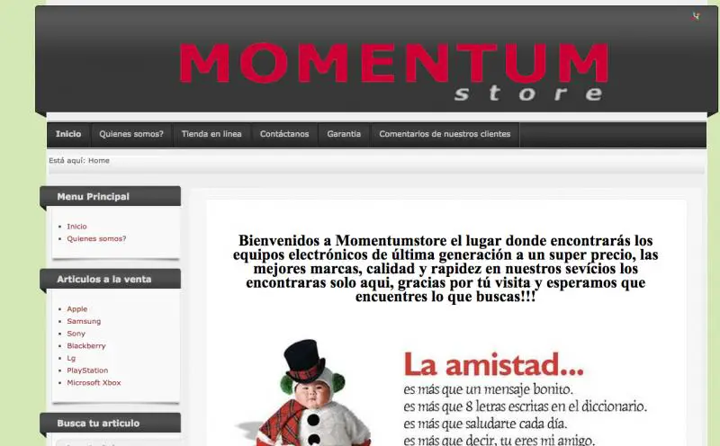 Momentum Store
