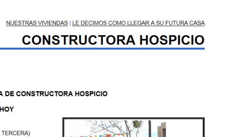 Constructora Hospicio