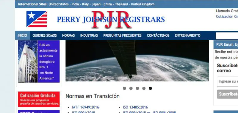 Perry Johnson Registrars de México