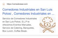 Comedores Industriales SR San Luis Potosí