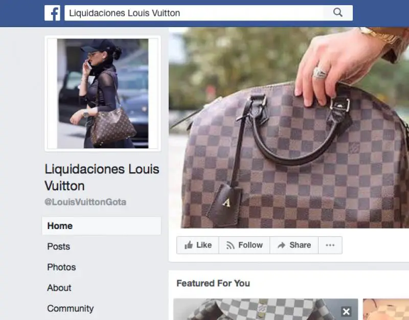 Liquidaciones Louis Vuitton