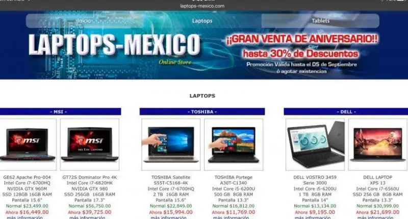 Laptops-mexico.com