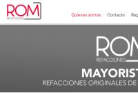 ROM Refacciones Ciudad de México