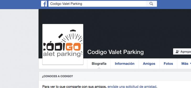 Código Valet Parking