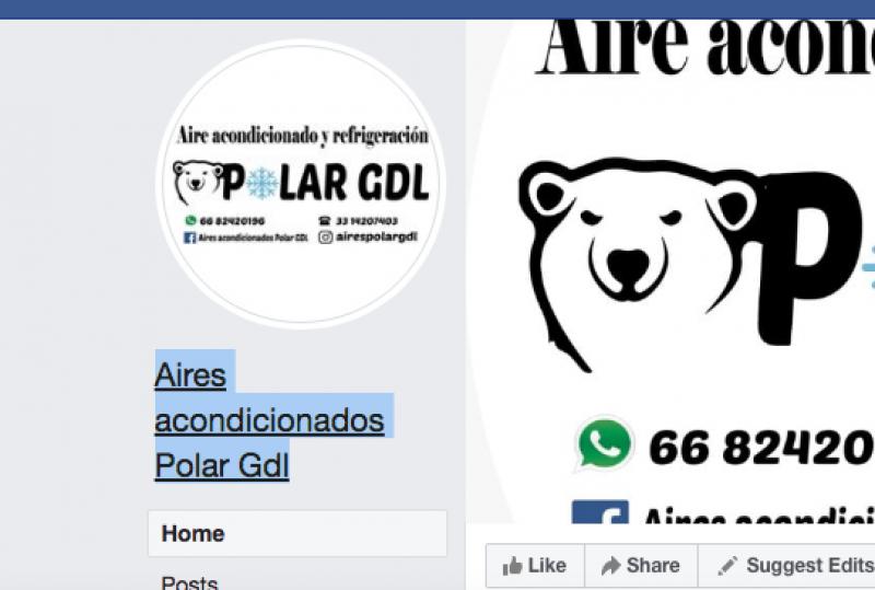 Aires acondicionados Polar Gdl