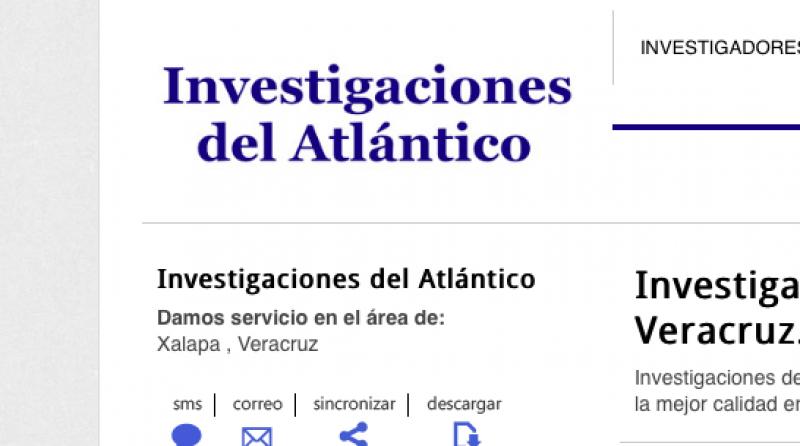 investigaciones del Atlántico