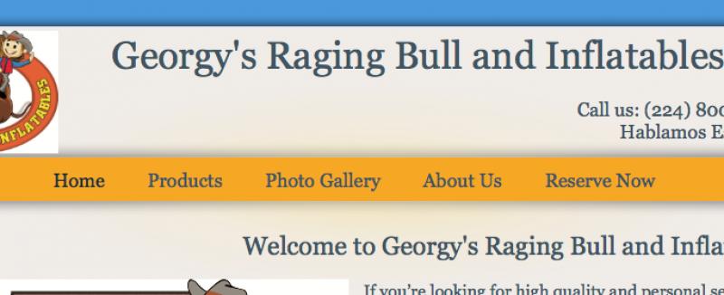 Georgy's Raging Bull and Inflatables