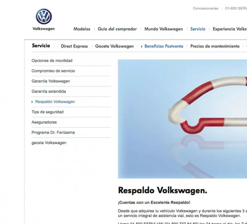 Respaldo Volkswagen